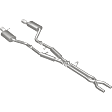 15326 Cat-Back Exhaust System, 3.2L, 6Cyl, Made of Stainless Steel, Touring Series