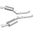 15354 Axle-Back Exhaust System, 3.6L, 6Cyl, Made of Stainless Steel, Street Series