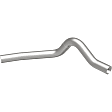 15463 Prebent Exhaust Pipe Stainless Steel Exhaust Pipe