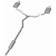 15467 Cat-Back Exhaust System, 3.5L, 6Cyl, Made of Stainless Steel, Street Series