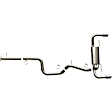 15557 Cat-Back Exhaust System, 2.3L, 4Cyl, Made of Stainless Steel, Street Series