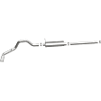 15609 Cat-Back Exhaust System, Made of Stainless Steel, Street Series