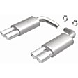 15623 Axle-Back Exhaust System, 5.7L, 8Cyl, Made of Stainless Steel, Street Series