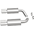 15623 Axle-Back Exhaust System, 5.7L, 8Cyl, Made of Stainless Steel, Street Series