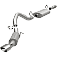 15626 Cat-Back Exhaust System, 6.2L, 8Cyl, Made of Stainless Steel, Street Series