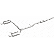 1999 Honda Accord - Street Series Cat-Back, Exhaust System, 3.0L 6Cyl, Made of Stainless Steel