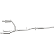 1999 Honda Accord - Street Series Cat-Back, Exhaust System, 3.0L 6Cyl, Made of Stainless Steel