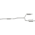 1999 Honda Accord - Street Series Cat-Back, Exhaust System, 3.0L 6Cyl, Made of Stainless Steel