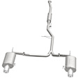 1999 Honda Accord - Street Series Cat-Back, Exhaust System, 3.0L 6Cyl, Made of Stainless Steel