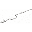 15646 Cat-Back Exhaust System, 1.6L, 4Cyl, Made of Stainless Steel, Street Series