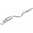 15648 Cat-Back Exhaust System, Made of Stainless Steel, Touring Series