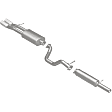 15669 Cat-Back Exhaust System, Made of Stainless Steel, Sport Series