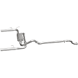 15693 Cat-Back Exhaust System, 3.8L, 6Cyl, Made of Stainless Steel, Street Series