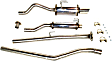 2005 Honda Civic - Street Series, Cat-Back, Exhaust System, 1.7L 4Cyl, Made of Stainless Steel