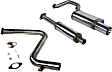 15744 Cat-Back Exhaust System, Made of Stainless Steel, Street Series