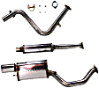 15744 Cat-Back Exhaust System, Made of Stainless Steel, Street Series