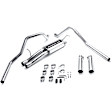 15829 Cat-Back Exhaust System, 6.0L, 8Cyl, Made of Stainless Steel, Street Series
