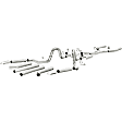 15893 Crossmember-Back Exhaust System, Made of Stainless Steel, Street Series