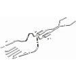 15893 Crossmember-Back Exhaust System, Made of Stainless Steel, Street Series