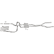 15893 Crossmember-Back Exhaust System, Made of Stainless Steel, Street Series