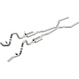 15897 Crossmember-Back Exhaust System, Made of Stainless Steel, Street Series