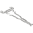 16507 Cat-Back Exhaust System, 3.8L, 6Cyl, Made of Stainless Steel, Street Series