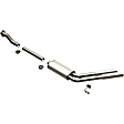 16522 Cat-Back Exhaust System, Made of Stainless Steel, Street Series