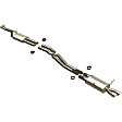 16532 Cat-Back Exhaust System, Made of Stainless Steel, Touring Series