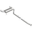 16641 Cat-Back Exhaust System, 3.5L, 6Cyl, Made of Stainless Steel, Street Series