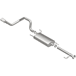 16649 Cat-Back Exhaust System, 4.0L, 6Cyl, Made of Stainless Steel, Street Series