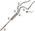 16700 Cat-Back Exhaust System, 5.7L, 8Cyl, Made of Stainless Steel, Street Series