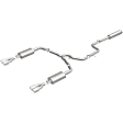 16726 Cat-Back Exhaust System, 5.3L, 8Cyl, Made of Stainless Steel, Street Series