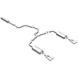 16726 Cat-Back Exhaust System, 5.3L, 8Cyl, Made of Stainless Steel, Street Series