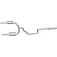 16729 Cat-Back Exhaust System, Made of Stainless Steel, Street Series
