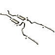 16788 Cat-Back Exhaust System, 4.6L, 8Cyl, Made of Stainless Steel, Street Series