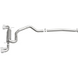 16824 Cat-Back Exhaust System, 2.5L, 4Cyl, Made of Stainless Steel, Street Series