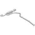 16824 Cat-Back Exhaust System, 2.5L, 4Cyl, Made of Stainless Steel, Street Series