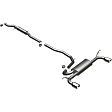 16871 Cat-Back Exhaust System, Made of Stainless Steel, Street Series