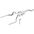 16884 Cat-Back Exhaust System, 3.8L, 6Cyl, Made of Stainless Steel, Street Series