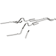 16884 Cat-Back Exhaust System, 3.8L, 6Cyl, Made of Stainless Steel, Street Series