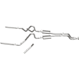 16884 Cat-Back Exhaust System, 3.8L, 6Cyl, Made of Stainless Steel, Street Series