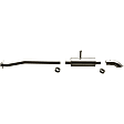 17114 Cat-Back Exhaust System, Made of Stainless Steel, Off Road Pro Series