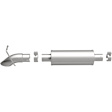 17126 Cat-Back Exhaust System, Made of Aluminized Steel, Force II Series