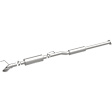 17151 Cat-Back Exhaust System, 4.0L, 6Cyl, Made of Stainless Steel, Off Road Pro Series