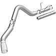 17874 Cat-Back Exhaust System, 6.7L, 6Cyl, Made of Stainless Steel, Pro Series