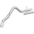 17874 Cat-Back Exhaust System, 6.7L, 6Cyl, Made of Stainless Steel, Pro Series