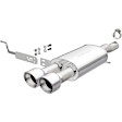 19134 Touring Exhaust System, Stainless Steel, 2.5 in. Axle-Back, Dual Center Rear, 4 in. Polished Tips