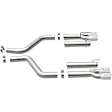 19206 Axle-Back Exhaust System, Made of Stainless Steel, Race Series
