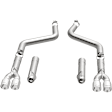 19206 Axle-Back Exhaust System, Made of Stainless Steel, Race Series