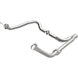 19211 Y-Pipe Stainless Steel Exhaust Pipe, Performance Series